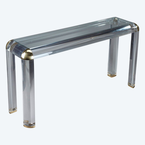 Plexiglass Console Table by Romeo Paris