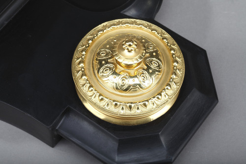 Marble Inkwell "Moses" by Michelangelo, Napoleon III Period