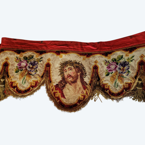 Tapestry altar front, 19th century period