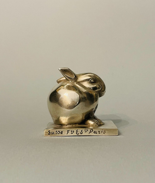 Bronze ArtDeco ''Lapin Bijou'' Édouard-Marcel SANDOZ (Susse Frères)