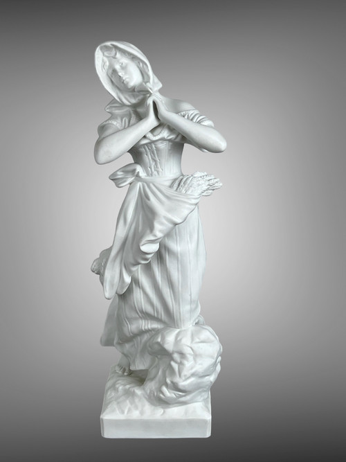 19TH CENTURY COOKIE SUBJECT WITH THE SAXONY STAMP “THE MERCHANT” 34CM HIGH