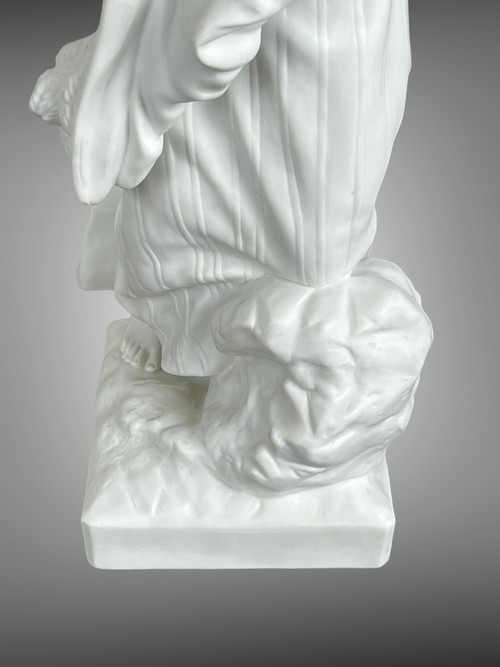 19TH CENTURY COOKIE SUBJECT WITH THE SAXONY STAMP “THE MERCHANT” 34CM HIGH