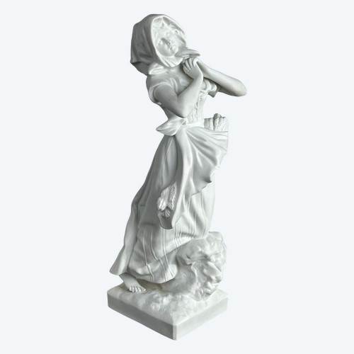 19TH CENTURY COOKIE SUBJECT WITH THE SAXONY STAMP “THE MERCHANT” 34CM HIGH