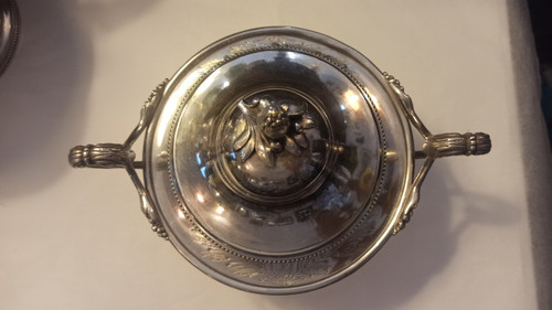 Sugar bowl Christofle Messageries Maritimes