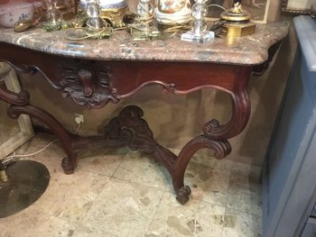Console di supporto in mogano