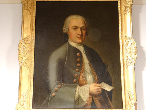 Paar HST Adelige Porträts General Lérivint Fleury Bedane Louis Tocqué 18.