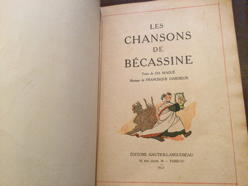 Les Chansons de BÉCASSINE 1927
