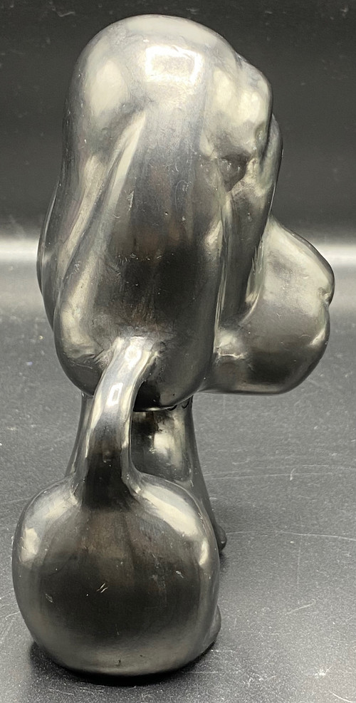 HUND SCHWARZE KERAMIK
