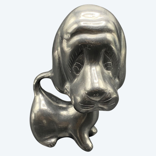 HUND SCHWARZE KERAMIK