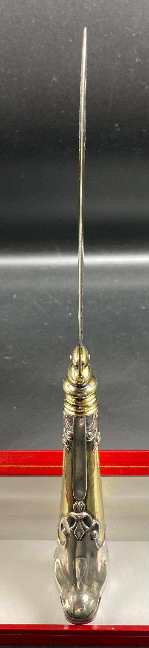 SILVER AND GOLD-PLATED PAPER CUTTER