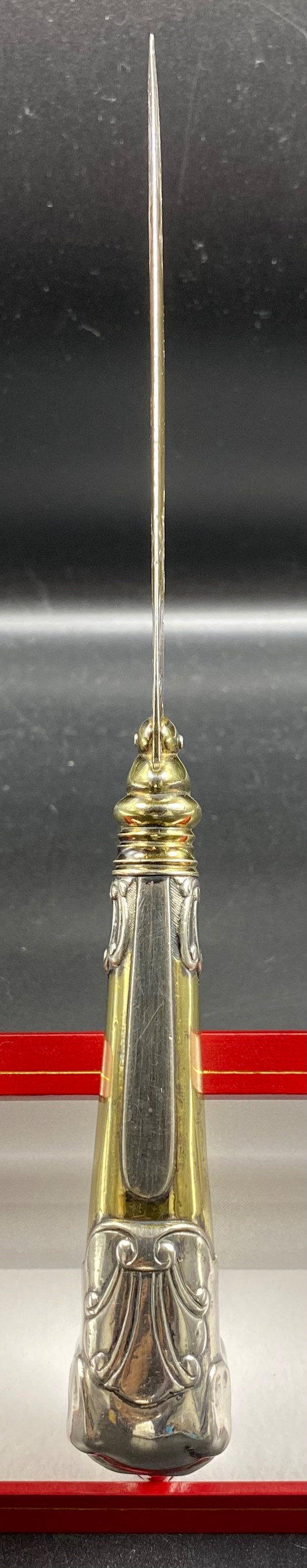 SILVER AND GOLD-PLATED PAPER CUTTER