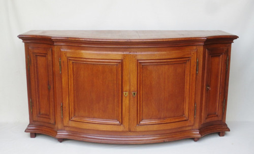 Curved sideboard, 18th century.