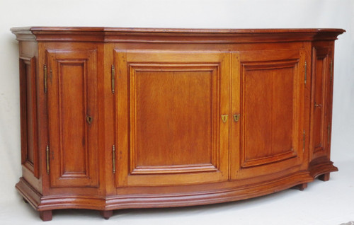 Curved sideboard, 18th century.