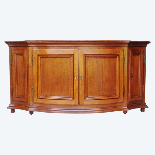 Curved sideboard, 18th century.