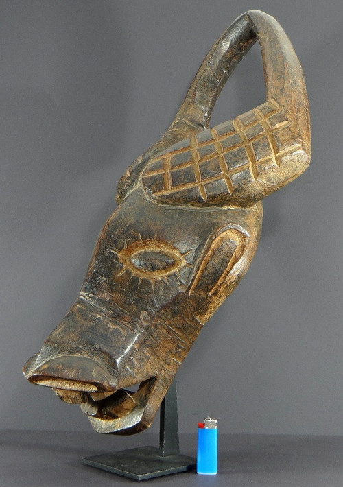 Westkamerun, Bamiléké-Volk, Erstes Drittel Des 20. Jahrhunderts, Große Babanki-tungo-Maske.