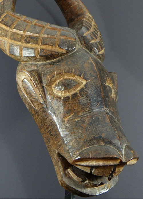 Westkamerun, Bamiléké-Volk, Erstes Drittel Des 20. Jahrhunderts, Große Babanki-tungo-Maske.