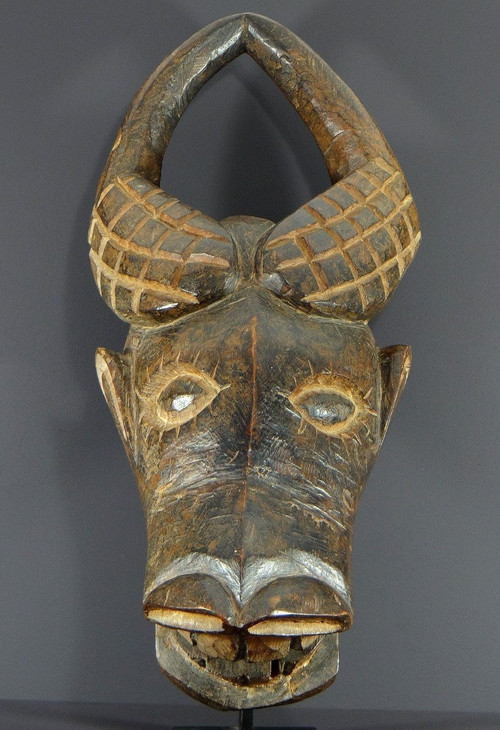 Westkamerun, Bamiléké-Volk, Erstes Drittel Des 20. Jahrhunderts, Große Babanki-tungo-Maske.