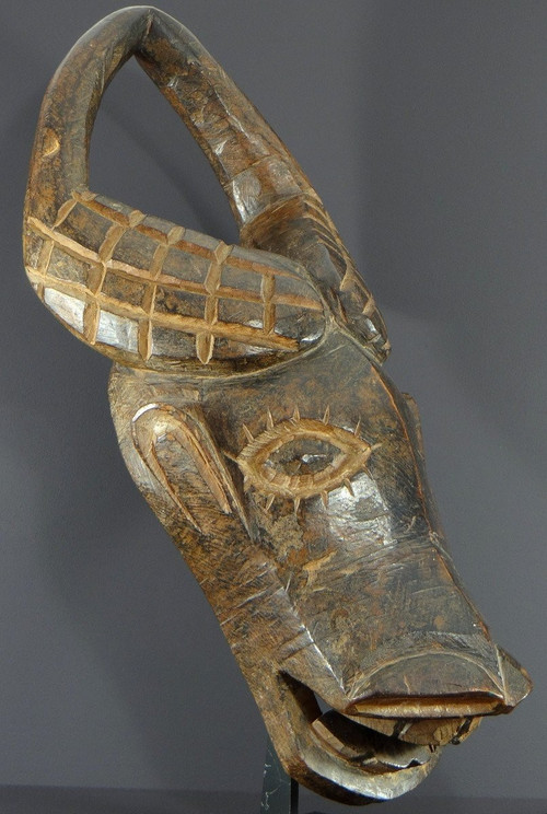 Westkamerun, Bamiléké-Volk, Erstes Drittel Des 20. Jahrhunderts, Große Babanki-tungo-Maske.