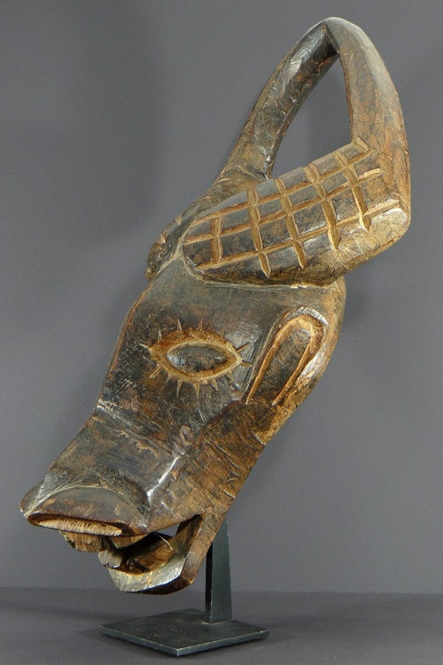 Westkamerun, Bamiléké-Volk, Erstes Drittel Des 20. Jahrhunderts, Große Babanki-tungo-Maske.