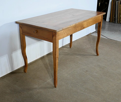 Table de ferme en Merisier blond, style Louis XV – 2ème partie du XIXe