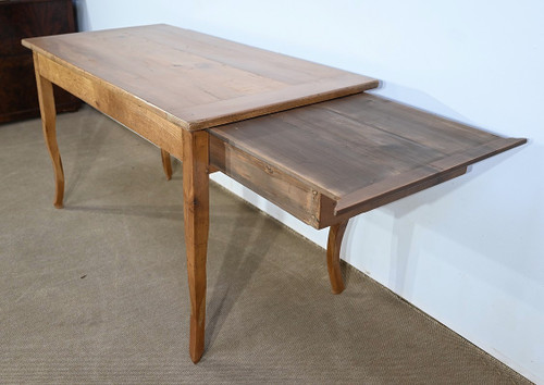 Table de ferme en Merisier blond, style Louis XV – 2ème partie du XIXe