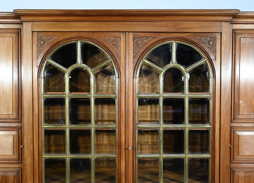 Bibliothèque de Propriété en Acajou Massif – fin XIXe