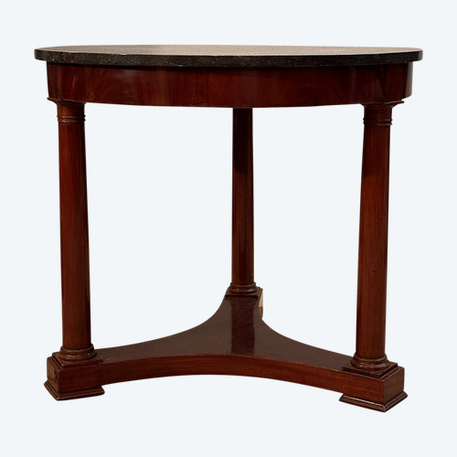 Gueridon Tripode En Acajou d'Epoque Empire Vers 1810