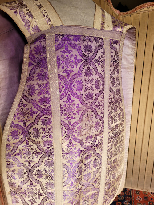 Purple chasuble, early 20th century
