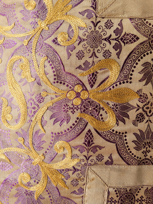 Purple chasuble, early 20th century