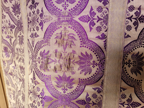 Purple chasuble, early 20th century