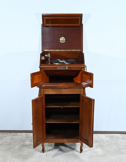 Grammofono "Pathéphone N°36" in mogano - 1914