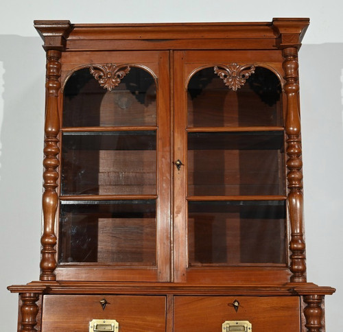 Commode Vitrine en Teck – Fin XIXe