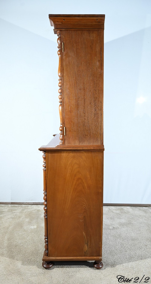 Commode Vitrine en Teck – Fin XIXe