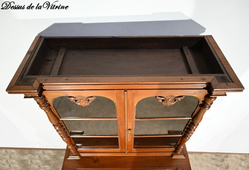 Commode Vitrine en Teck – Fin XIXe