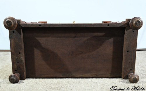 Commode Vitrine en Teck – Fin XIXe