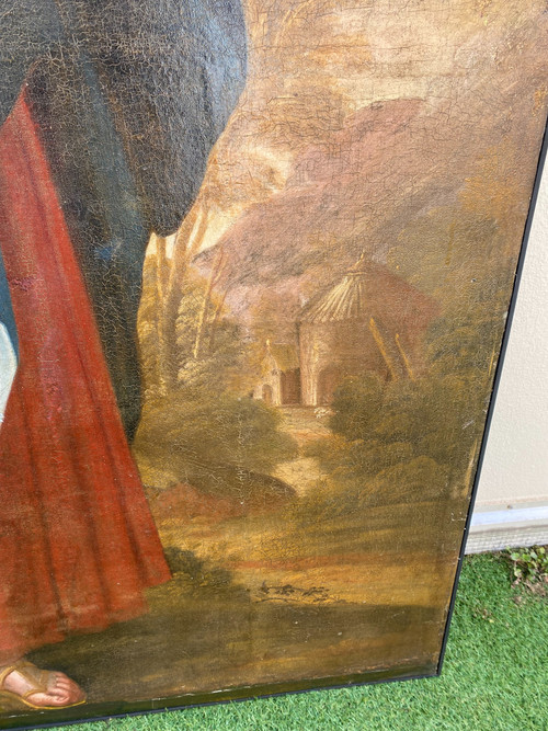 Quadro molto grande, Il Buon Pastore, altezza 182 cm