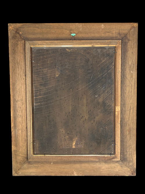 GEMÄLDE / ÖL AUF TAFEL VON GEORGES SERRIER 1852 / 1949 ( DORFSTRASSE )