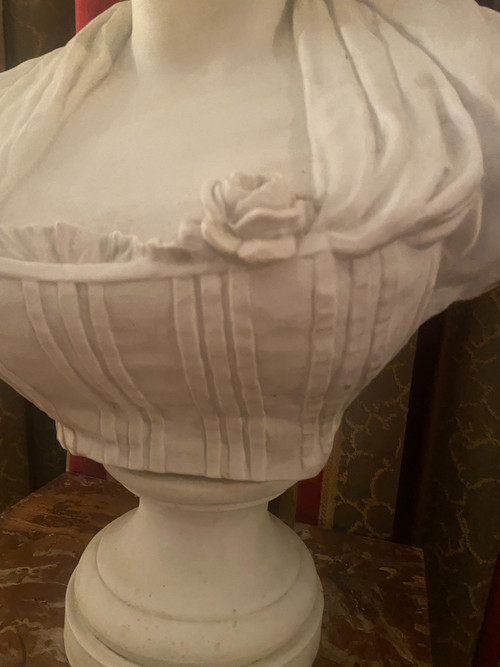 Giovane ragazza con cappello di biscotto XIX secolo