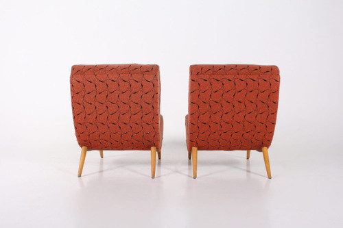 Two Low Chairs and an Ottoman Norman Bel Geddes