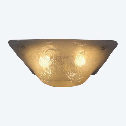 Lampada da soffitto in vetro soffiato Müller & Zimmer