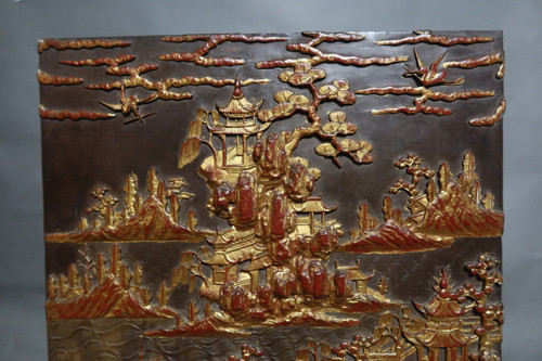 Chine écran en pierre de duan 