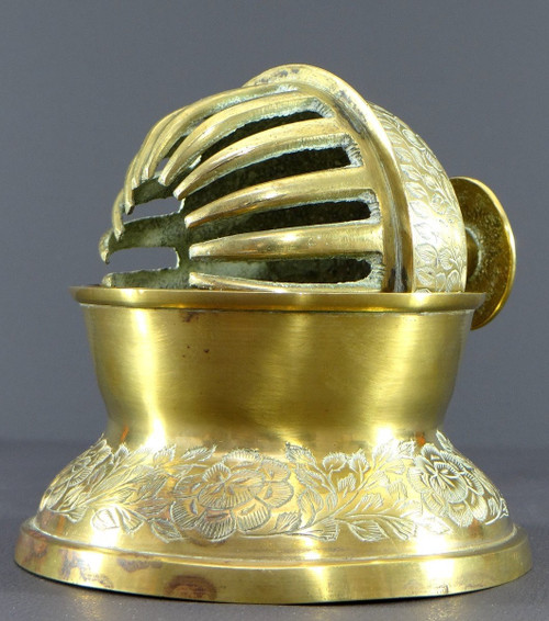 Inde, Années 1930/1950, Clochette De Temple En Laiton Et Bronze.