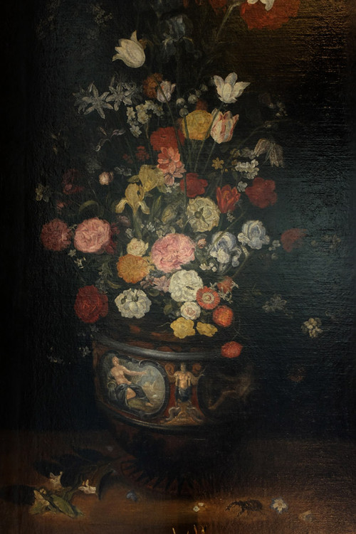 Coppia Di Mazzi Di Fiori Di Philippe De Marlier