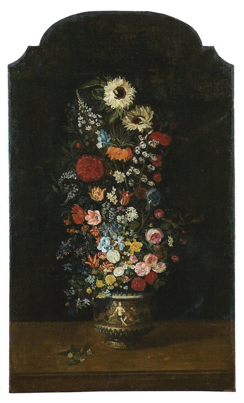 Coppia Di Mazzi Di Fiori Di Philippe De Marlier