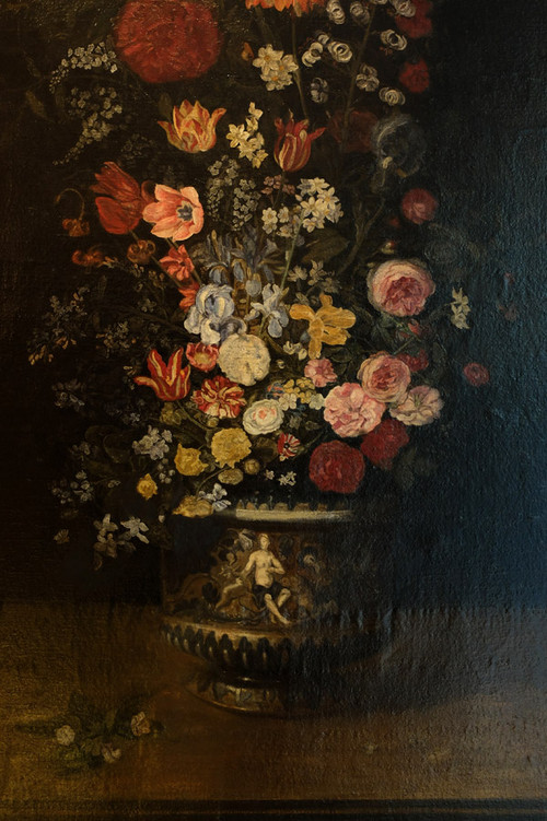 Coppia Di Mazzi Di Fiori Di Philippe De Marlier