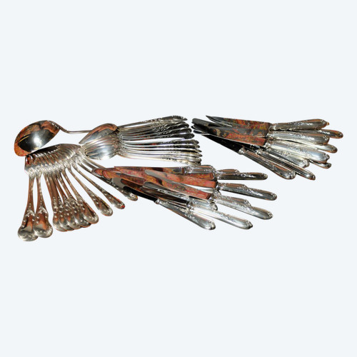 Housewife of 49 pieces by Pierre Queillé and Ercuis