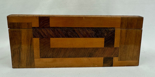 Marquetry box, 19th century