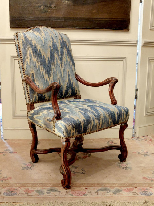 Pair of Louis XIV period armchairs