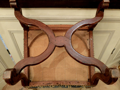 Pair of Louis XIV period armchairs