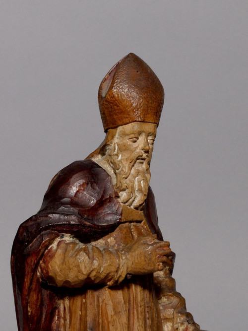 Sculpture of a bishop - France 18th century